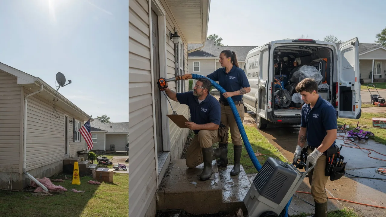 Ceiling Water Damage Restoration in Cutler, OH near me